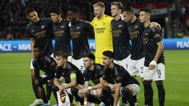 Arsenal terancam melemah sebelum Piala Dunia 2022 di Qatar setelah kalah 0-2 dari PSV Eindhoven di Liga Europa, Jumat (28/10) dini hari WIB.
