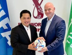 Temui Presiden FIFA, Erick Thohir Bahas Sepak Bola Indonesia