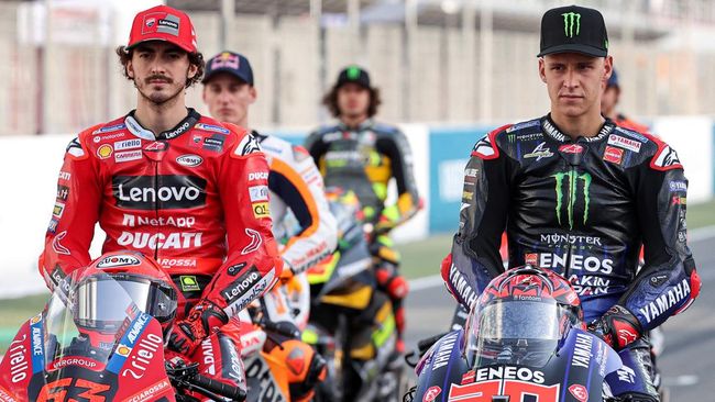 Para bintang MotoGP, termasuk Marc Marquez, memberi prediksi juara dunia antara Francesco Bagnaia vs Fabio Quartararo dalam balapan MotoGP Valencia 2022.