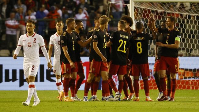 Mesir sukses menghajar Belgia jelang Piala Dunia 2022, Mohamed Salah mencatatkan assist dan Trezeguet cetak gol.