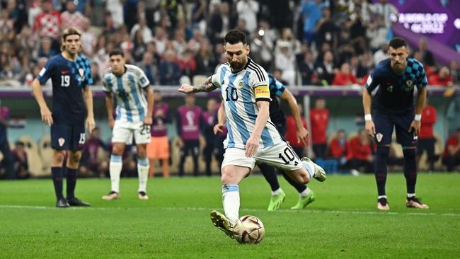 Memasuki usia 35 tahun, kapten Argentina Lionel Messi membukukan rekor-rekor mentereng di Piala Dunia.