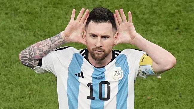 Lionel Messi berpeluang mencetak rekor baru pada laga Argentina vs Kroasia di semifinal Piala Dunia 2022, Rabu (15/12) dini hari WIB.