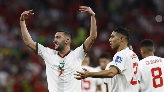 Bintang timnas Maroko Hakim Ziyech dilaporkan sangat ingin menyumbangkan bayaran dan hadiah di Piala Dunia 2022 untuk amal.