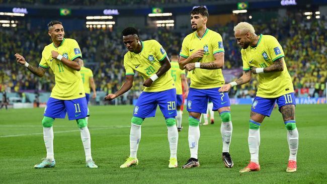 Pelatih Brasil Tite bereaksi soal tarian Samba dituding tidak menghormati Korea Selatan setiap kali usai mencetak gol di 16 besar Piala Dunia 2022.