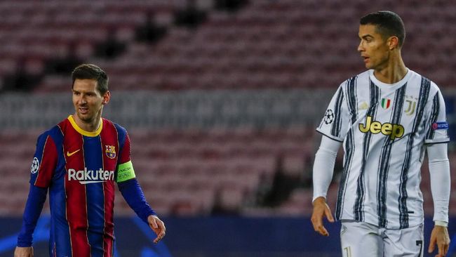 Lionel Messi menorehkan keunggulan atas Cristiano Ronaldo dalam sejarah pertemuan yang sudah berlangsung sejak 2008.