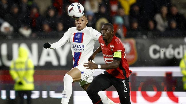Kekalahan Paris Saint Germain dari Rennes pada lanjutan Liga Prancis diwarnai kegagalan Kylian Mbappe menuntaskan umpan cantik Lionel Messi.