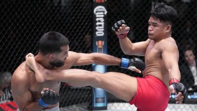 Berita kekalahan Jeka Saragih dari Anshul Jubli di final Road to UFC (RTU) pada Minggu (5/2) jadi berita olahraga terpopuler di CNNIndonesia.com.