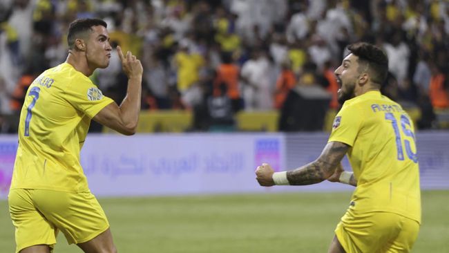 Selebrasi gol pertama Cristiano Ronaldo ke gawang Al Hilal dalam final Liga Champions Arab menjadi kontoversi.