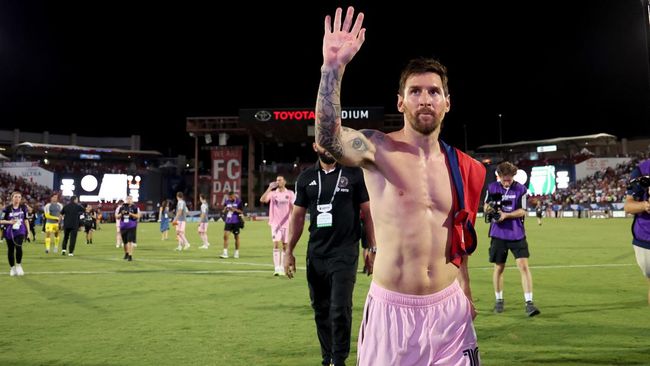 Pelatih FC Dallas Nico Estevez memberikan pujian pada Lionel Messi yang menaklukkan timnya di ajang Piala Liga.