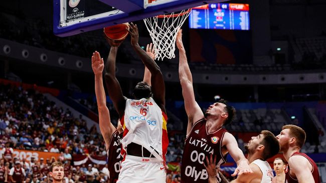 Pelatih timnas basket Spanyol Sergio Scariolo dan pemain Rudy Fernandez kompak memuji performa Latvia pada putaran kedua Grup L FIBA World Cup 2023.