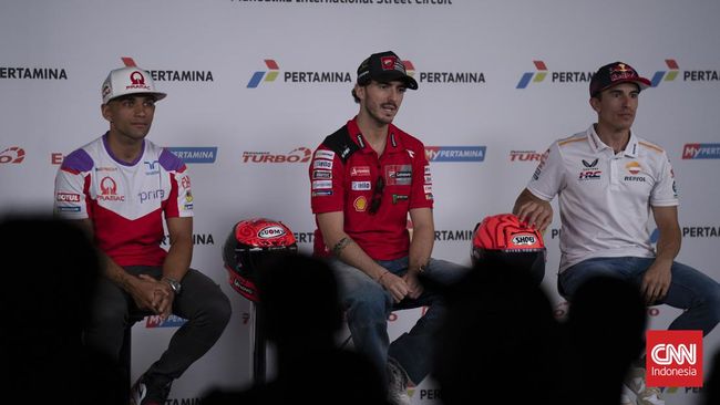 Peluang Francesco Bagnaia juara dunia bisa dijegal koneksi Spanyol pada seri pamungkas di MotoGP Valencia 2023, Minggu (26/11).