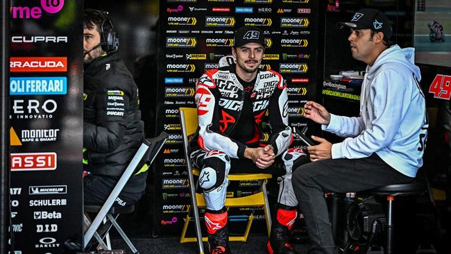 Fabio Di Giannantonio takjub bergabung dengan VR46 tim Valentino Rossi sebagai tim satelit Ducati pada MotoGP 2024 mendatang.