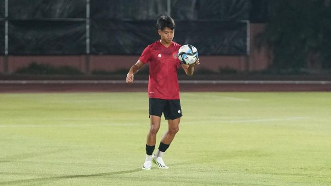 Gelandang Timnas Indonesia U-17 Figo Dennis menebar ancaman jelang melawan Ekuador di Grup A Piala Dunia U-17 2023.