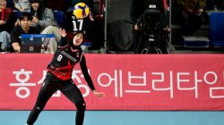 Bintang voli putri Indonesia Megawati Hangestri Pertiwi buka suara usai Red Parks meraih kemenangan atas AI Peppers pada Liga Korea Selatan.