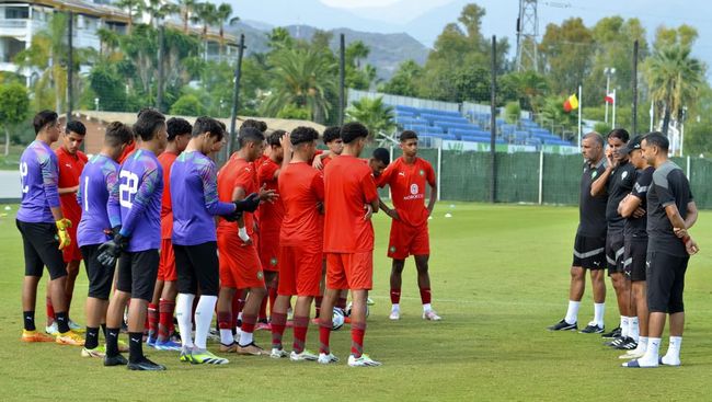 Rombongan timnas Maroko U-17 yang terdiri dari pemain, pelatih, dan ofisial sudah mendarat di Bandara Juanda Surabaya, Rabu (1/11) siang.