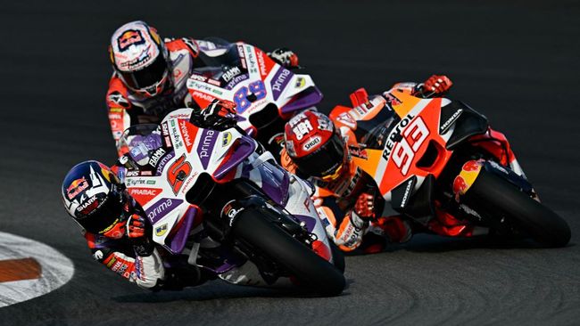 Tim Prima Pramac Ducati MotoGP menyebut Jorge Martin dan Marc Marquez seperti pembalap yang sama usai melihat hasil Tes Valencia.