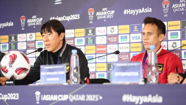 Shin Tae Yong meminta negara lain tidak meremehkan tim Asia Tenggara jelang duel Jepang vs Indonesia di Piala Asia 2023, Rabu (24/1).