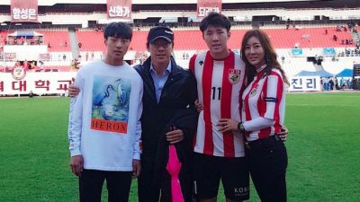 Shin Tae Yong (STY) bersama istri dan kedua anaknya menggelar acara perayaan kesuksesan membawa Timnas Indonesia lolos ke 16 besar Piala Asia 2023.